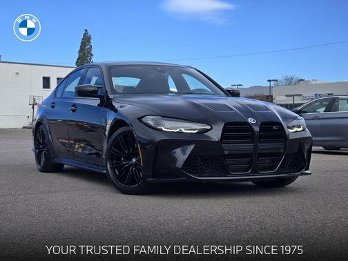 Black Sapphire Metallic 2023 BMW M3 Competition xDrive