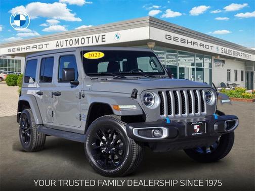 Sting Gray Clearcoat 2022 Jeep Wrangler Unlimited 4xe Sahara SUV