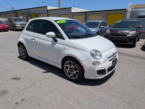 Red 2017 FIAT 500 Pop