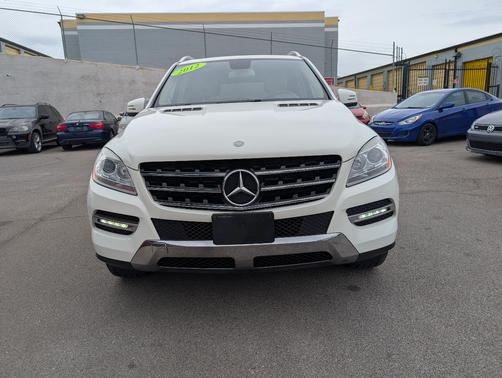 White 2012 Mercedes-Benz M-Class ML 350 4MATIC