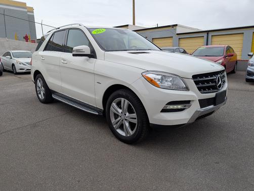 White 2012 Mercedes-Benz M-Class ML 350 4MATIC