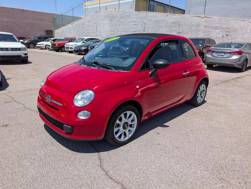 White 2015 FIAT 500 Sport