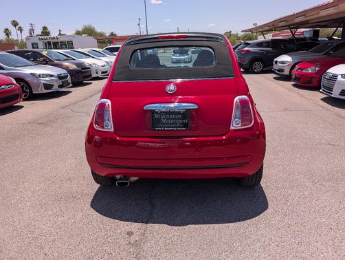 White 2015 FIAT 500 Sport