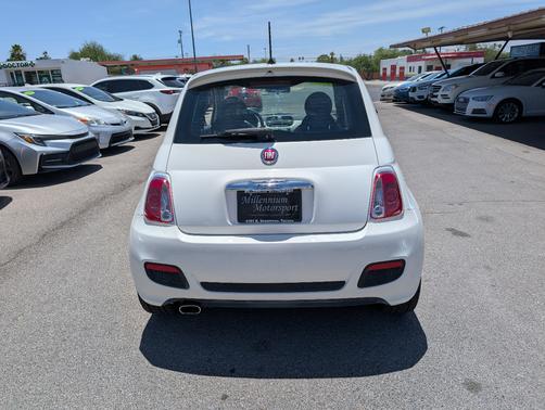 White 2015 FIAT 500 Sport