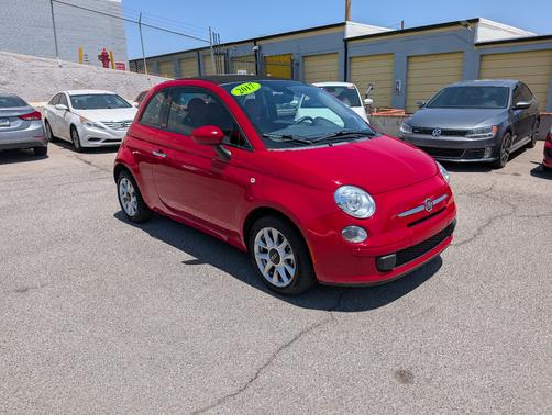 White 2015 FIAT 500 Sport