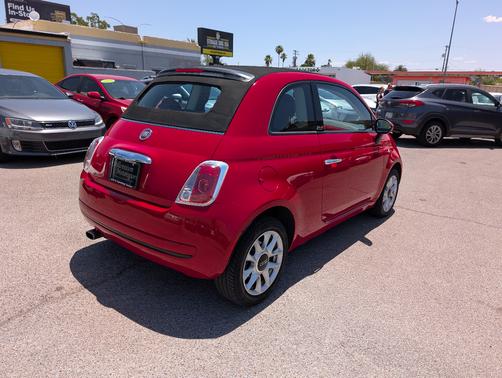 White 2015 FIAT 500 Sport
