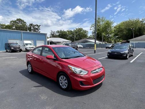 Pulse Red 2017 Hyundai Accent SE