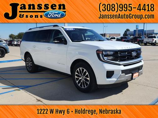 WHITE 2025 Ford Expedition Max Platinum