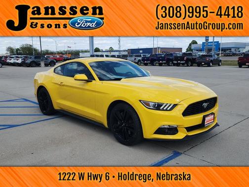 Black 2015 Ford Mustang EcoBoost