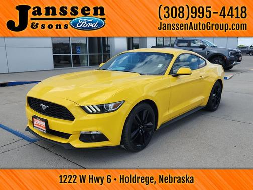 Black 2015 Ford Mustang EcoBoost