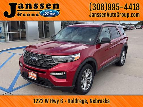 Rapid Red Metallic Tinted Clearcoat 2021 Ford Explorer XLT