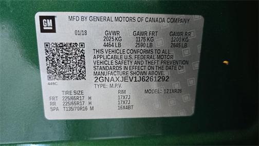 2018 Chevrolet Equinox LT