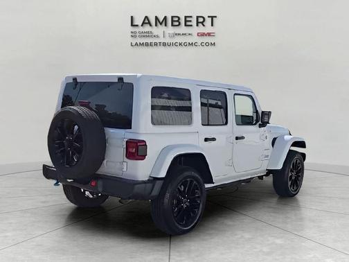 Bright White Clearcoat 2024 Jeep Wrangler 4xe Sahara