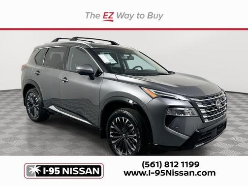 Gun Metallic 2025 Nissan Rogue Platinum