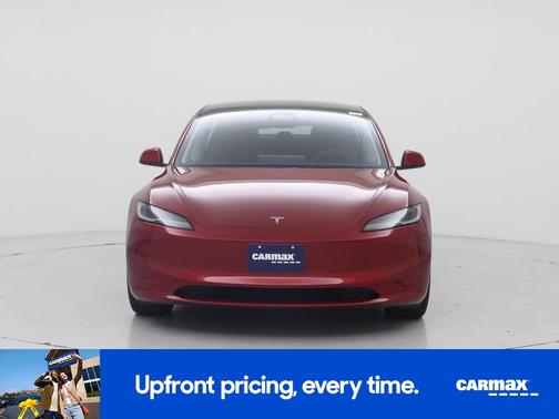 Red 2024 Tesla Model 3 Long Range