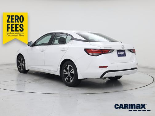 White 2022 Nissan Sentra SV