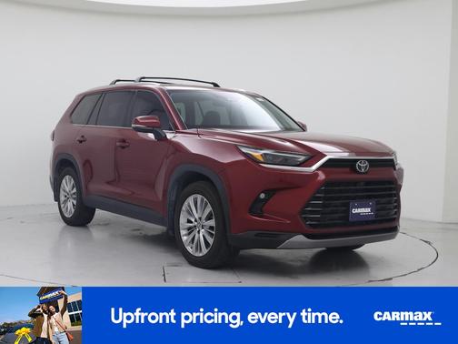 Red 2024 Toyota Grand Highlander Platinum