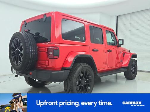 Red 2025 Jeep Wrangler 4xe Sahara