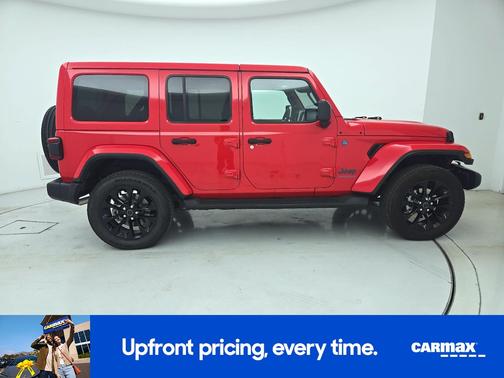 Red 2025 Jeep Wrangler 4xe Sahara