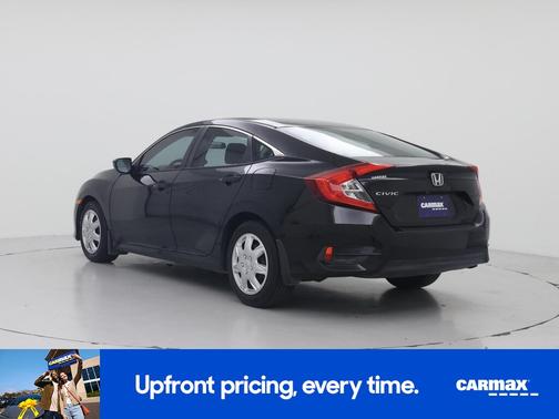 Black 2017 Honda Civic LX