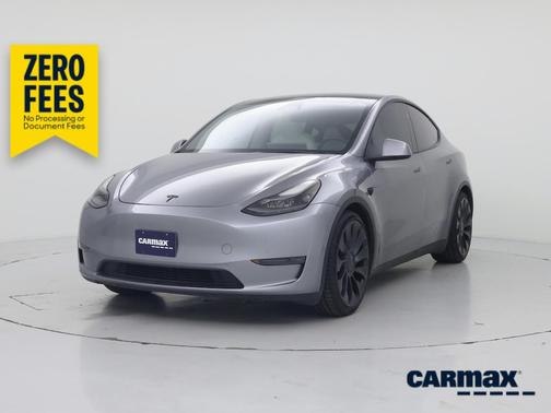 Silver 2024 Tesla Model Y Performance
