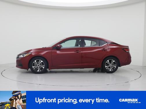Red 2021 Nissan Sentra SV
