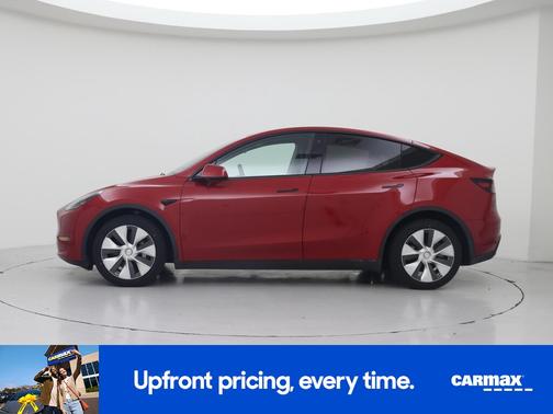 Red 2022 Tesla Model Y Long Range