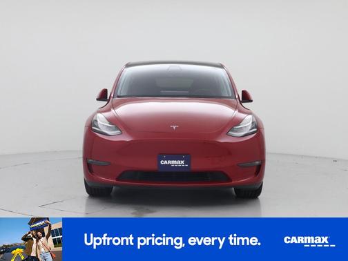 Red 2022 Tesla Model Y Long Range