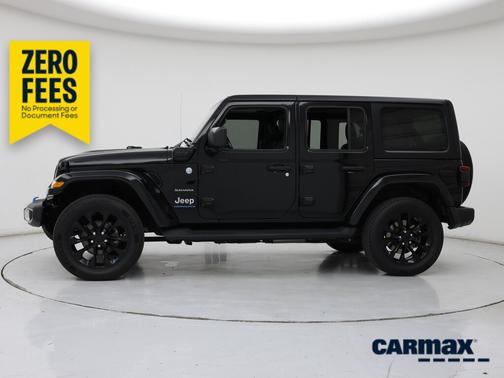 Black 2023 Jeep Wrangler 4xe Unlimited Sahara