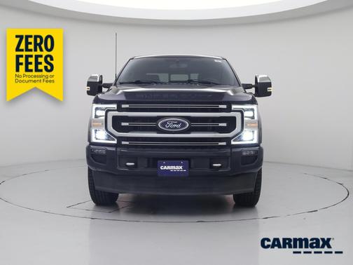 Blue 2022 Ford F-250 Platinum