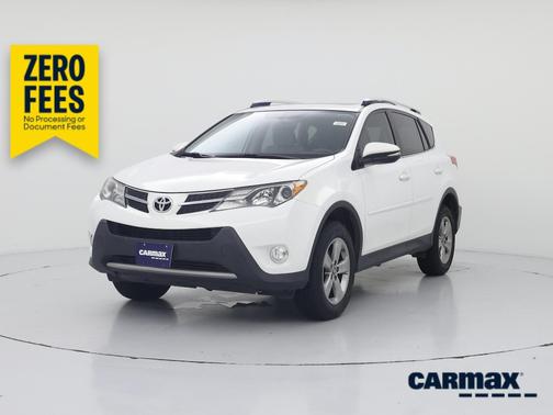 White 2015 Toyota RAV4 XLE