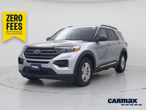 Silver 2022 Ford Explorer XLT