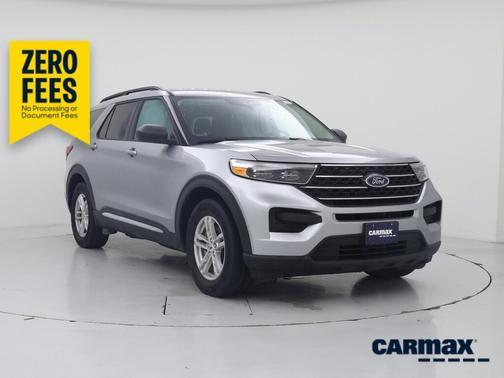 Silver 2022 Ford Explorer XLT