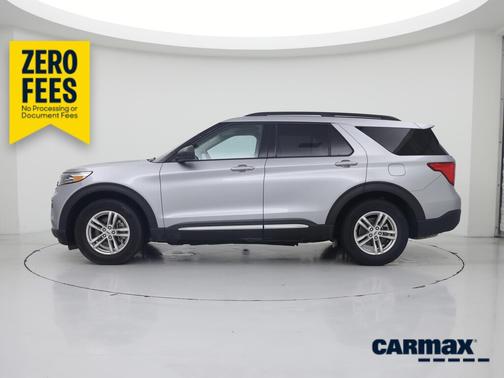 Silver 2022 Ford Explorer XLT