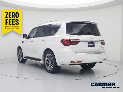 White 2021 INFINITI QX80 Sensory