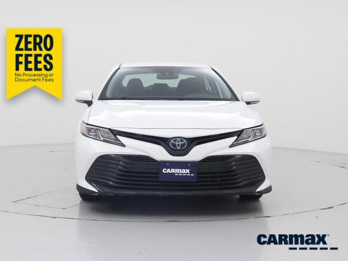 White 2020 Toyota Camry Hybrid LE