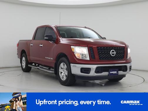 Red 2019 Nissan Titan SV