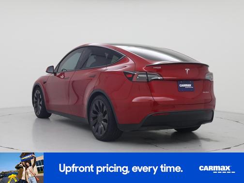 Red 2021 Tesla Model Y Performance