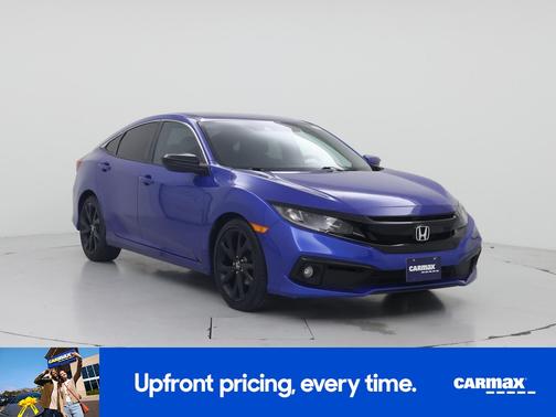 Blue 2020 Honda Civic Sport