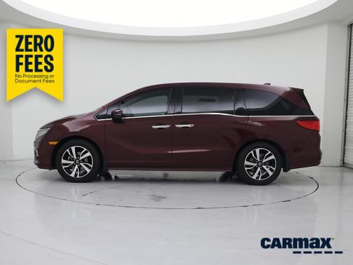 Burgundy 2019 Honda Odyssey Elite