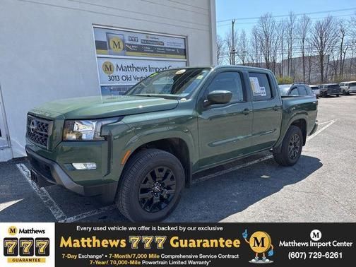 Tactical Green Metallic 2023 Nissan Frontier SV