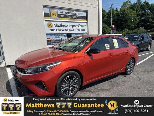 Fire Orange 2023 Kia Forte GT-Line
