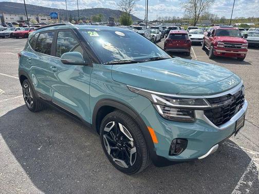 Pluton Blue 2024 Kia Seltos SX Turbo