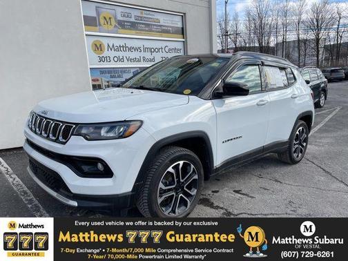Bright White Clearcoat 2024 Jeep Compass Limited