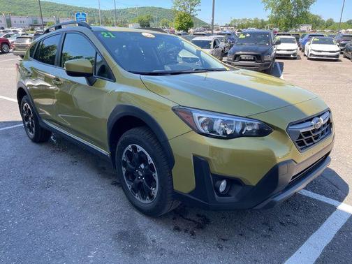 Plasma Yellow Pearl 2021 Subaru Crosstrek Premium