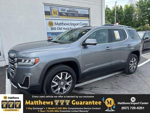 Satin Steel Metallic 2020 GMC Acadia FWD SLE