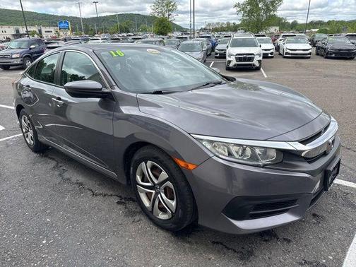 Modern Steel Metallic 2016 Honda Civic LX