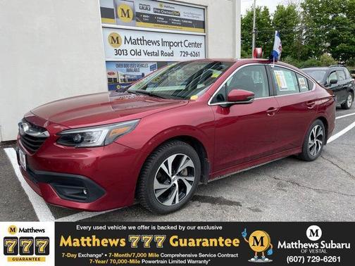 Crimson Red Pearl 2022 Subaru Legacy Premium