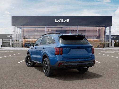 Mineral Blue 2026 Kia Sorento Hybrid SX Prestige