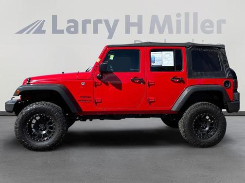 Firecracker Red Clearcoat 2017 Jeep Wrangler Unlimited SPORT